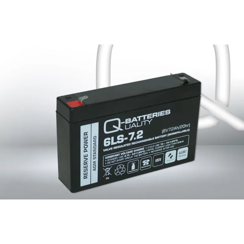 Batterie Q-battery 6LS-7.2 7.2Ah Q-battery - 1