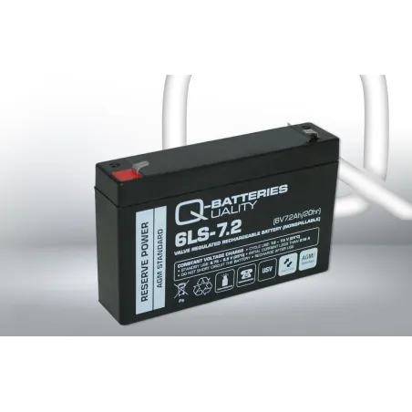 Batterie Q-battery 6LS-7.2 7.2Ah Q-battery - 1