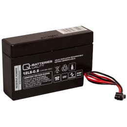Stationary UPS battery Q-battery 12LS-0.8 JST 12V 0.8Ah AGM