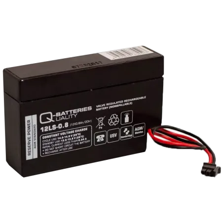 Batteria Q-battery 12LS-0.8 JST 0.8Ah Q-battery - 1