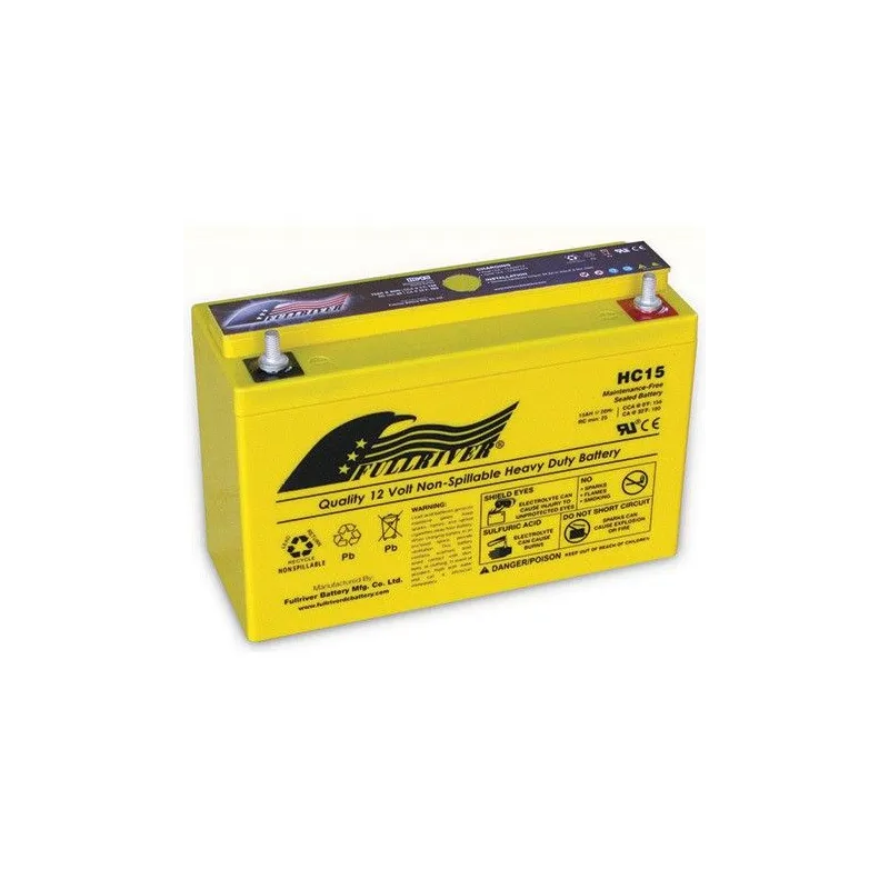 Battery Fullriver HC15 15Ah 156A 12V Hc FULLRIVER - 1