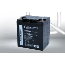 Q-battery 12LSX-28. Batería para reserva de energía Q-battery 12Ah 12V