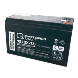 Q-battery 12LSX-7.5 F2. Batería para reserva de energía Q-battery 24Ah 12V