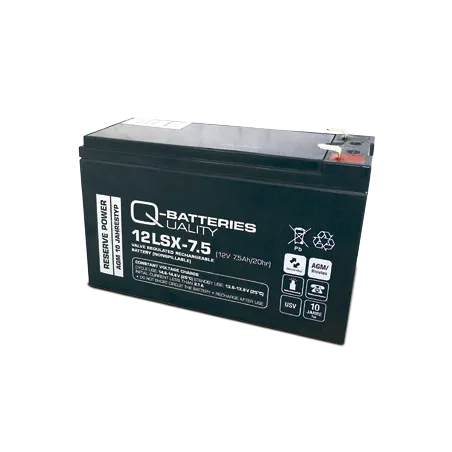 Battery Q-battery 12LSX-7.5 F2 24Ah Q-battery - 1