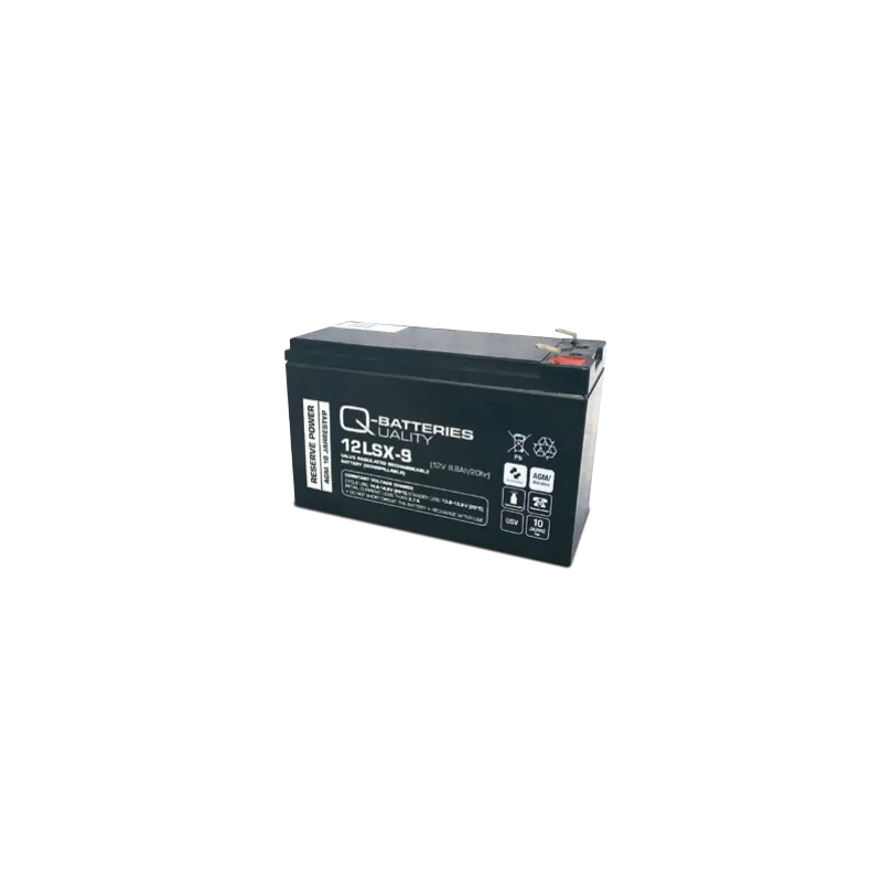 Q-battery 12LSX-9. Batería para reserva de energía Q-battery 28Ah 12V