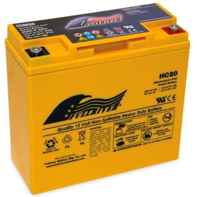 Battery Fullriver HC20 20Ah 230A 12V Hc FULLRIVER - 1