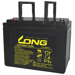 Long KPH80-12N. batterie pour appareils électroniques Long 80Ah 12V