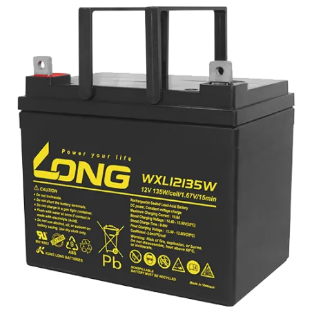 Long WXL12135W. Batería para SAI Long 36Ah 12V