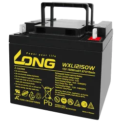 Long WXL12150W. Batteria per UPS Long 45Ah 12V