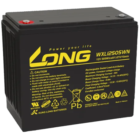 Bateria Long WXL12505WN 130Ah Long - 1