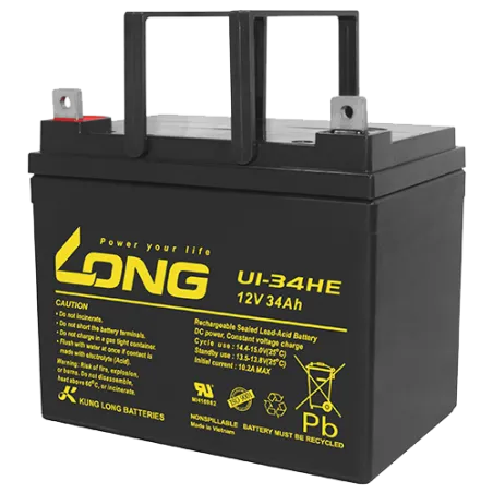 Bateria Long U1-34HE 34Ah Long - 1