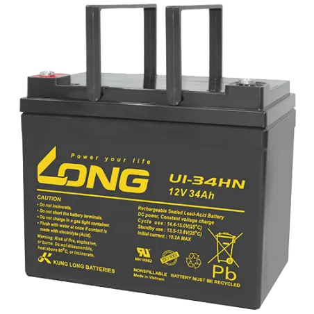 Bateria Long U1-34HN 34Ah Long - 1
