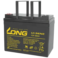 Long U1-36NE. Batterie für Mobilitätsfahrzeuge Long 36Ah 12V