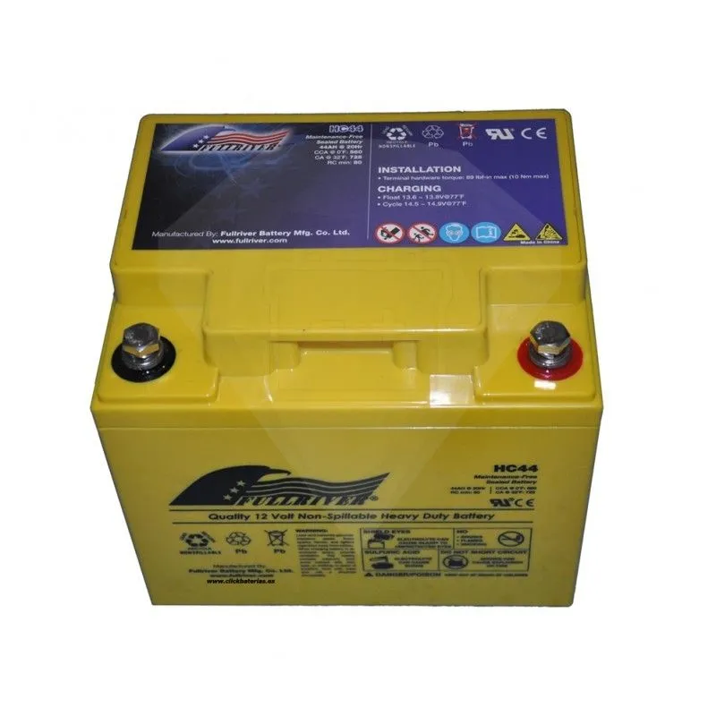 Battery Fullriver HC44 44Ah 560A 12V Hc FULLRIVER - 1