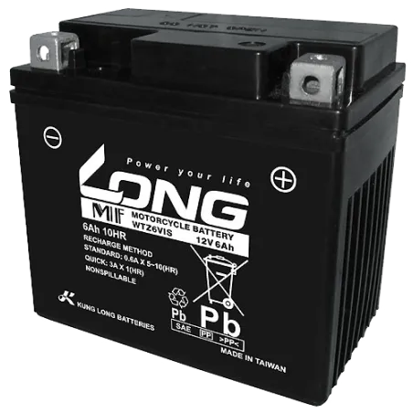 Batterie Long WTZ6VIS 6Ah Long - 1
