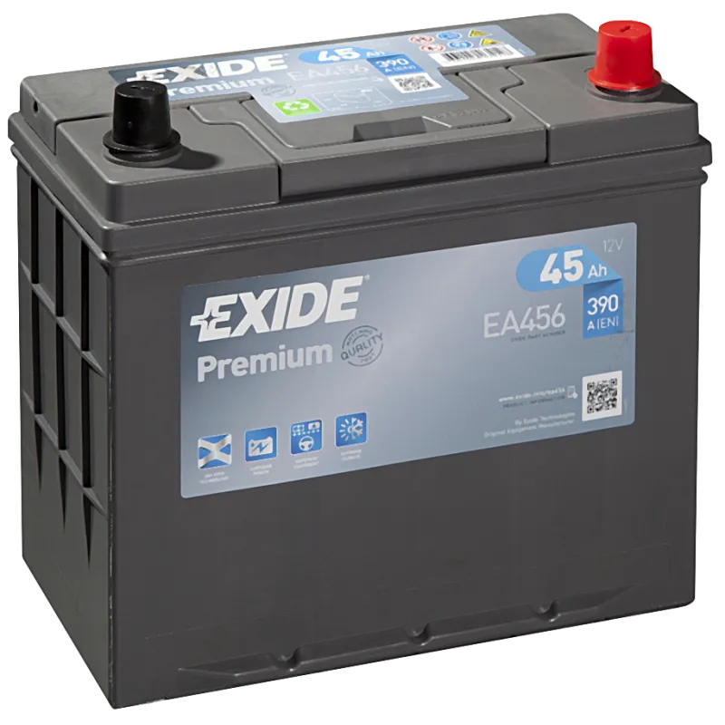 Exide EA456. batteria di avviamento Exide 45Ah 12V