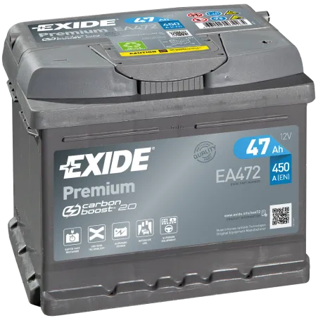 Batteria Exide EA472 47Ah EXIDE - 1
