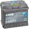 Battery Exide EA472 47Ah EXIDE - 1