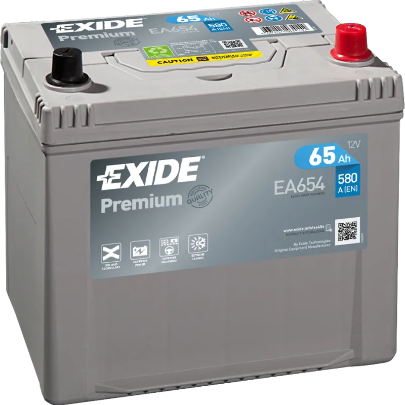 Exide EA654. starter battery Exide 65Ah 12V