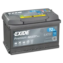 Exide EA722. batterie de démarrage Exide 72Ah 12V