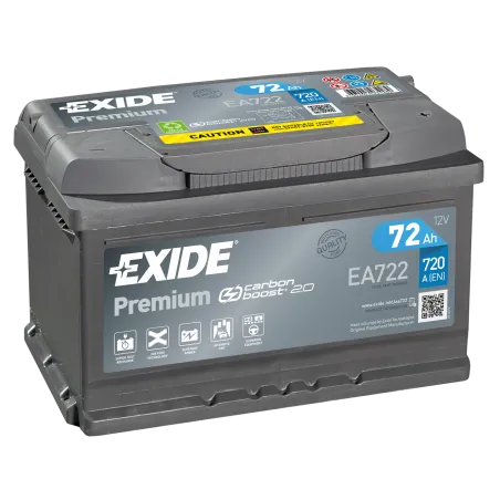 Bateria Exide EA722 72Ah EXIDE - 1