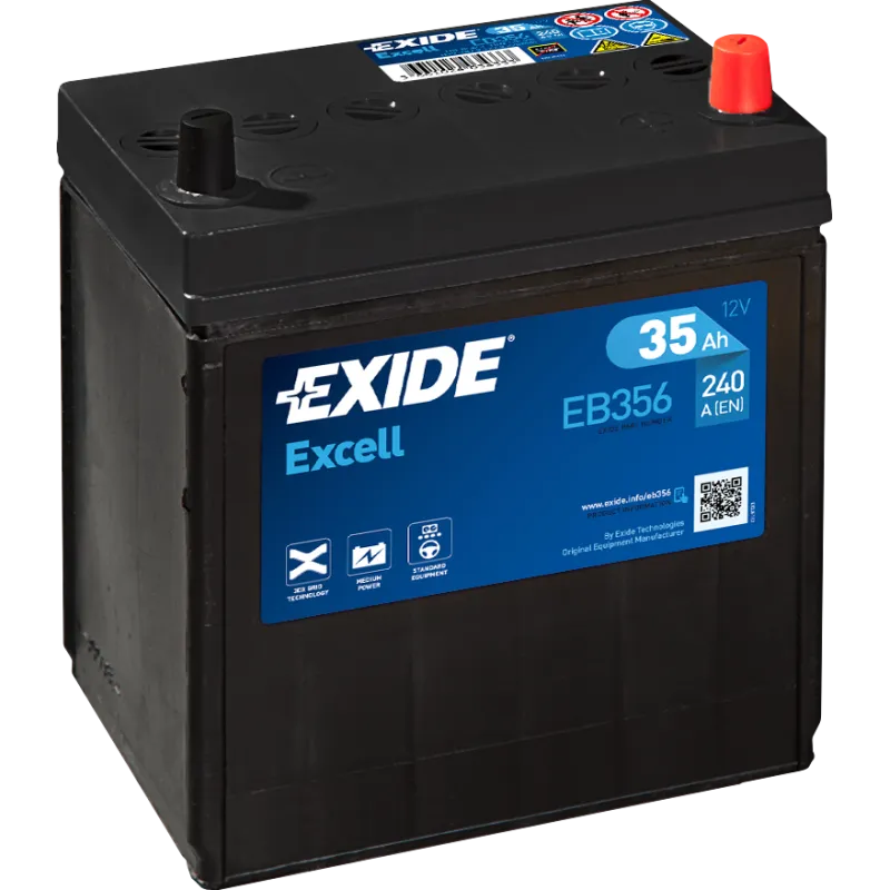 Bateria Exide EB356 35Ah EXIDE - 1
