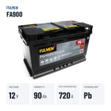 Autobatterie Fulmen FA900 12V 90Ah 720A – wichtigste Daten