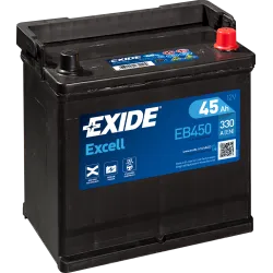 Exide EB450. Batería de arranque Exide 45Ah 12V