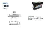 Car battery Fulmen FA900 12V 90Ah 720A | baterias.com