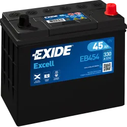 Exide EB454. Batería de arranque Exide 45Ah 12V