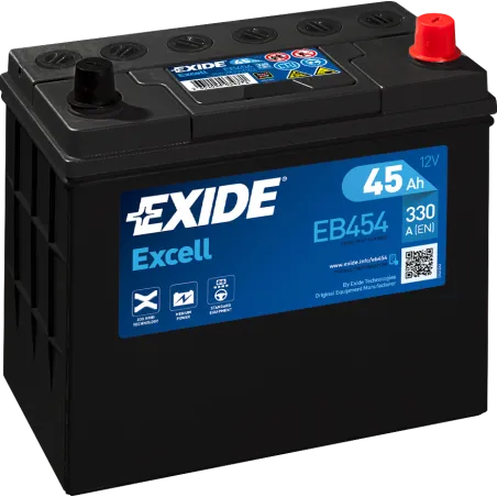 Exide EB454. Batería de arranque Exide 45Ah 12V