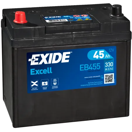 Bateria Exide EB455 45Ah EXIDE - 1