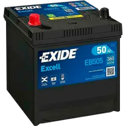 Exide EB505. batteria di avviamento Exide 50Ah 12V