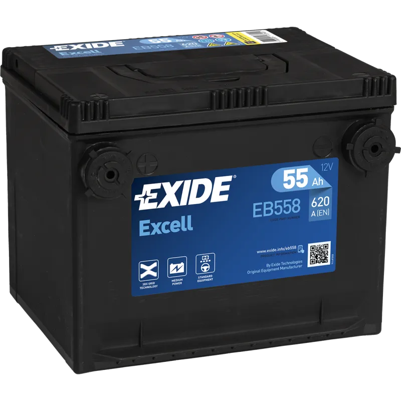 Battery Exide EB558 55Ah EXIDE - 1