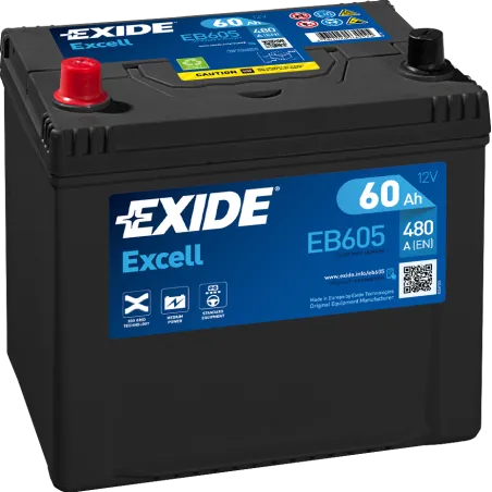 Batteria Exide EB605 60Ah EXIDE - 1