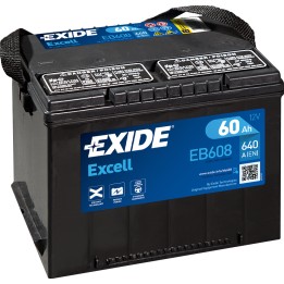 Batería Exide EB608 60Ah - 1