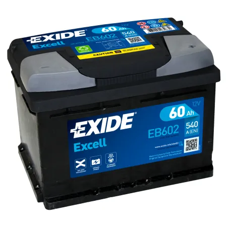 Bateria Exide EB602 60Ah EXIDE - 1
