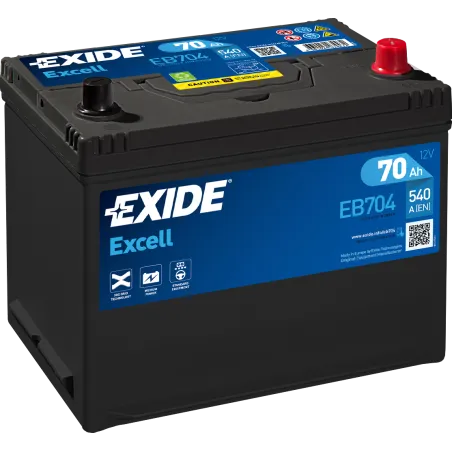 Batteria Exide EB704 70Ah EXIDE - 1