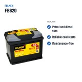 Batteria auto Fulmen FB620 12V 62Ah 540A – usi consigliati