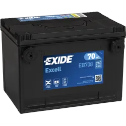 Bateria Exide EB708 70Ah EXIDE - 1