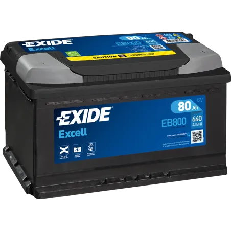 Batterie Exide EB800 80Ah EXIDE - 1