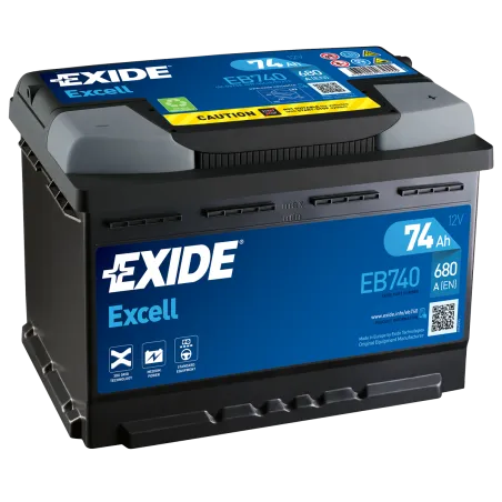 Exide EB740. bateria de arranque Exide 74Ah 12V
