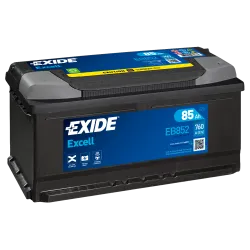 Exide EB852. batterie de démarrage Exide 85Ah 12V