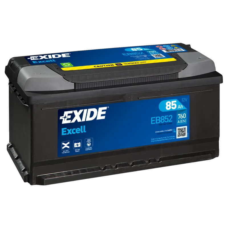 Exide EB852. bateria de arranque Exide 85Ah 12V