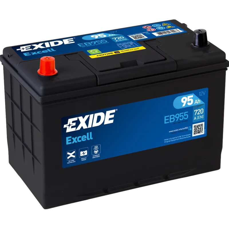 Exide EB955. starter battery Exide 95Ah 12V