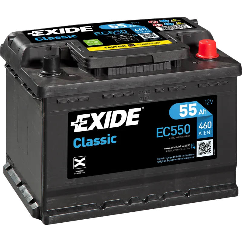 Battery Exide EC550 55Ah EXIDE - 1