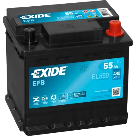 Batería Exide EL550 55Ah EXIDE - 1