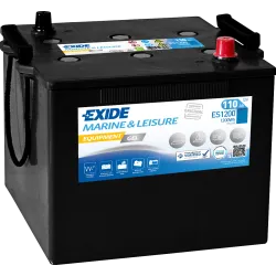 Exide ES1200. Battery for nautical applications Exide 110Ah 12V