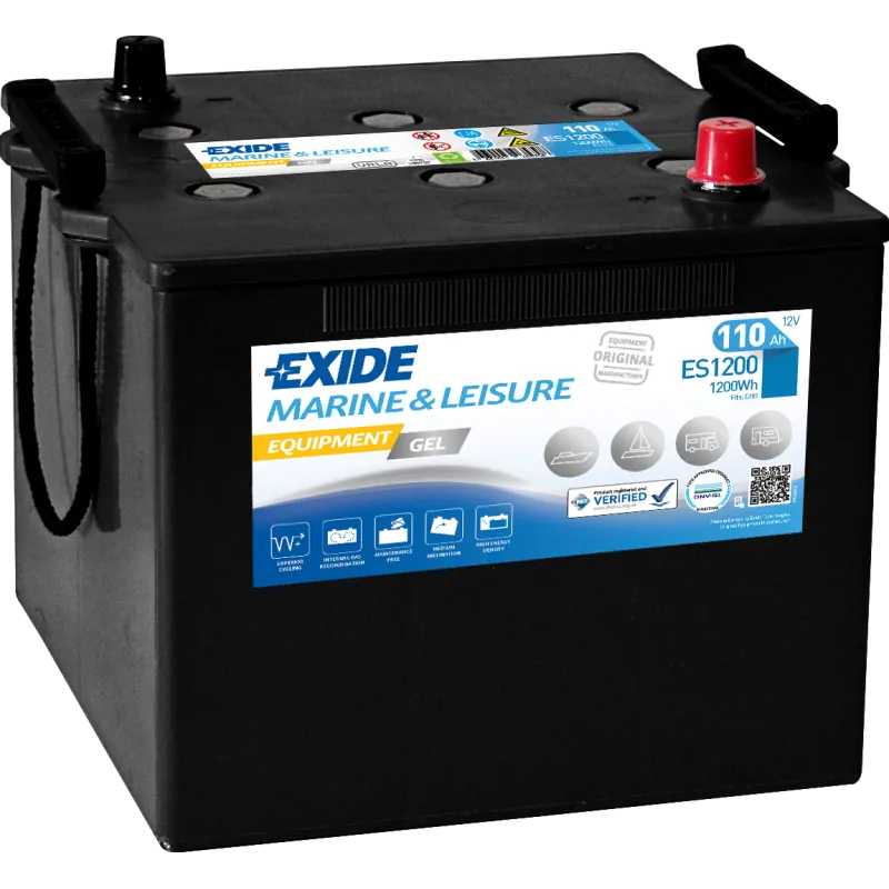 Exide ES1200. Battery for nautical applications Exide 110Ah 12V