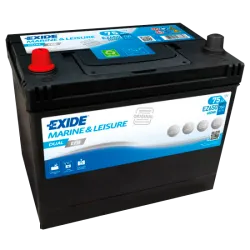 Exide EZ650. bateria marinha dupla Exide 75Ah 12V